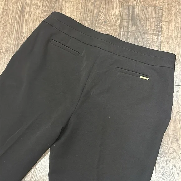 Anne Klein Trousers Dress Pants 12P Black w Gold Hardware - Picture 13 of 16